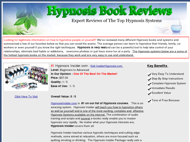 www.hypnosisbookreviews.com