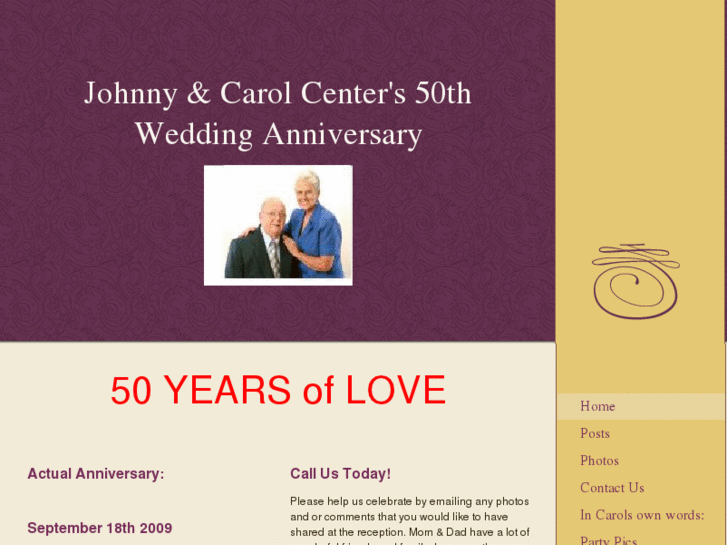 www.johnnyandcarols50yearstogether.com