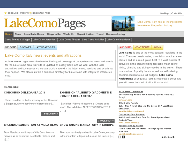 www.lakecomopages.com