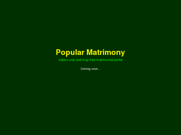 www.popularmatrimony.com