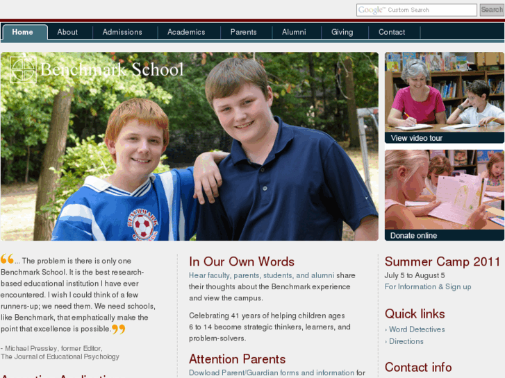 www.benchmarkschool.org