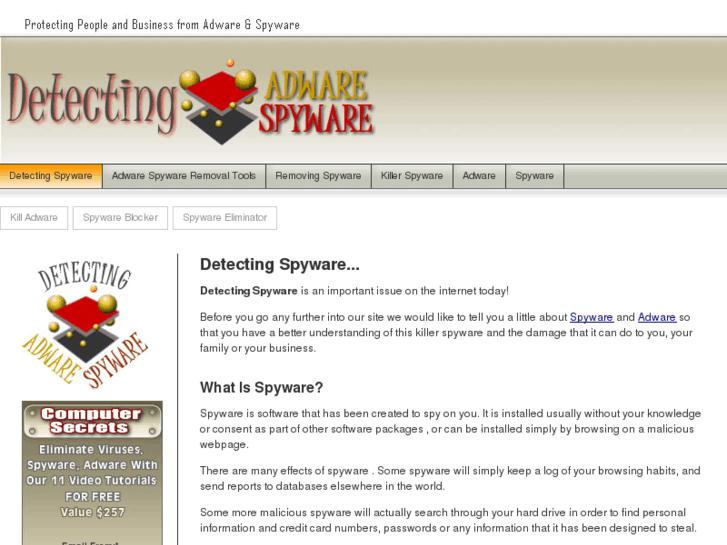 www.detectingadwarespyware.com