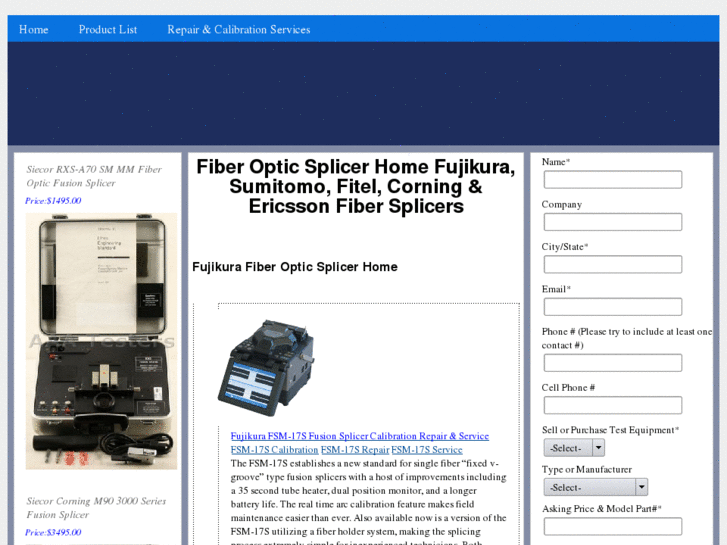 www.fiberopticsplicerhome.com