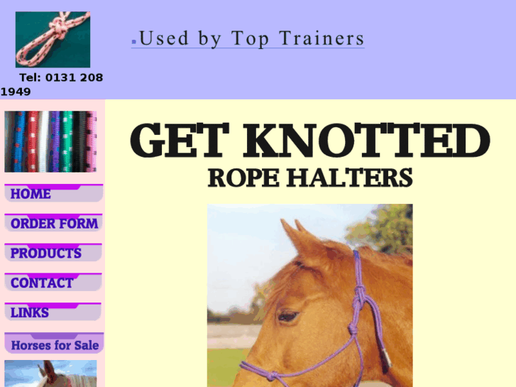 www.getknottedropehalters.com