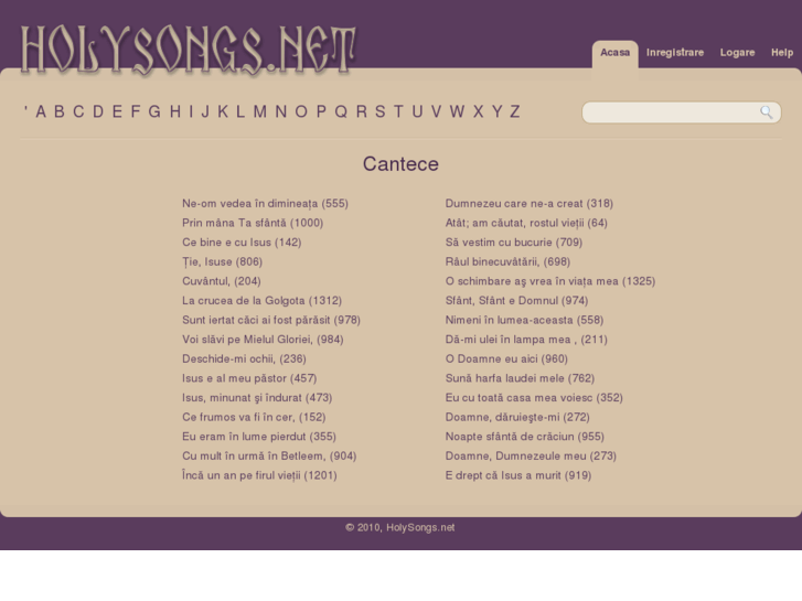 www.holysongs.net