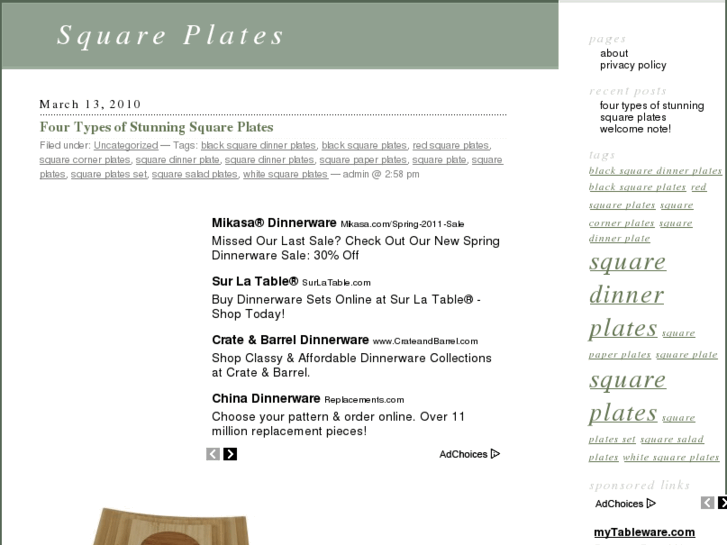 www.squareplates.net