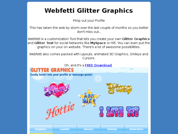 www.webfetti-glitter.info