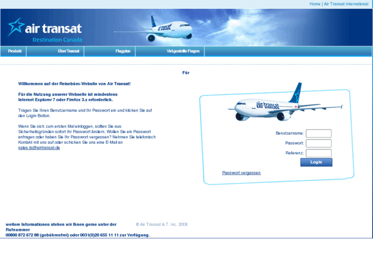 www.airtransat-agent.de