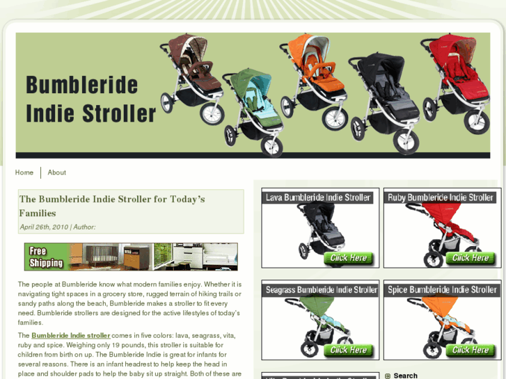 www.bumblerideindiestroller.com