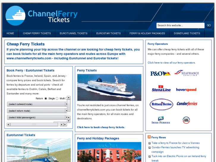 www.channelferrytickets.com