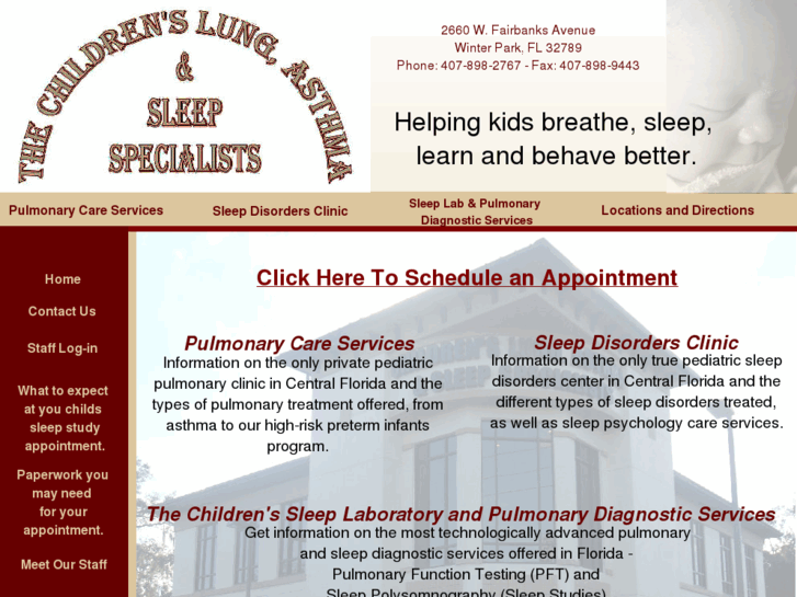 www.childrenslungasthmaandsleepspecialists.com