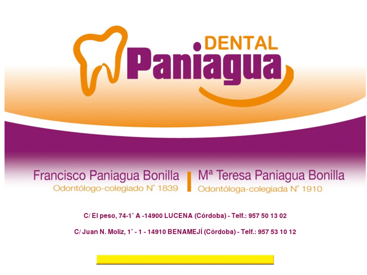 www.dentalpaniagua.com