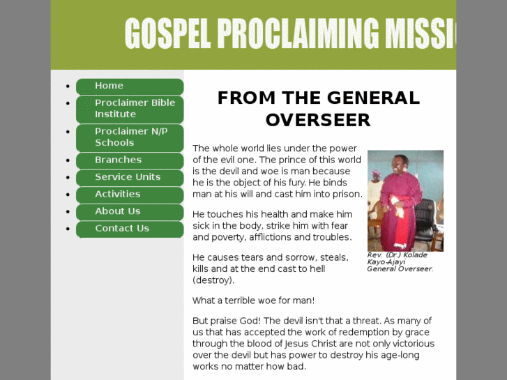 www.gospelproclaimers.org