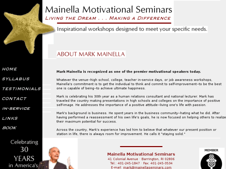 www.mainellaseminars.com