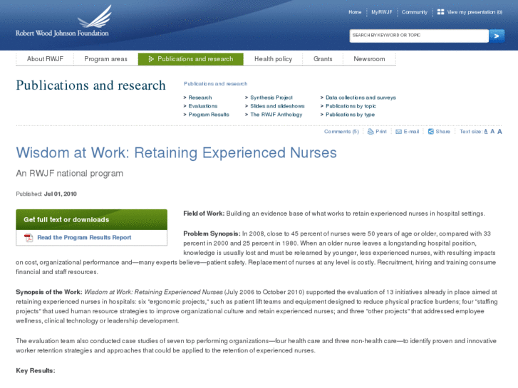 www.retainexperiencednurses.com