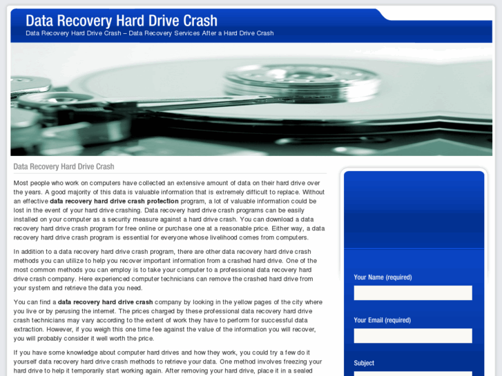 www.datarecoveryharddrivecrash.com