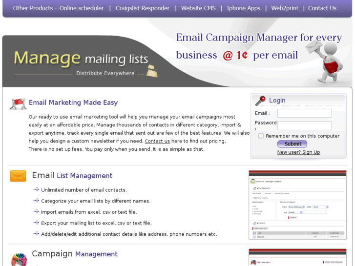 www.managemailinglists.com