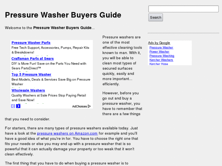 www.pressurewasherbuyersguide.com