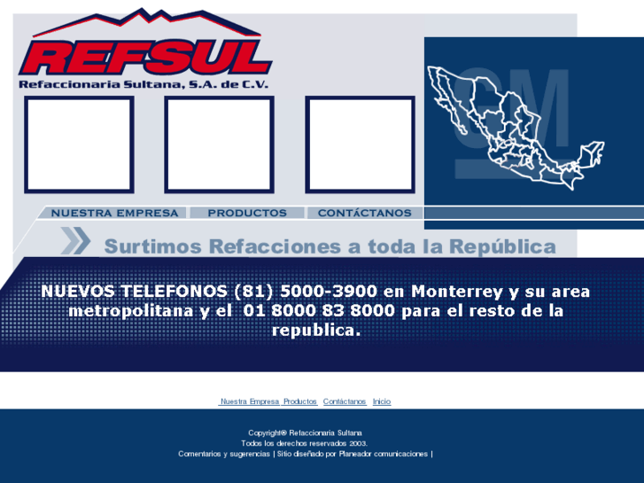 www.refaccionariasultana.com