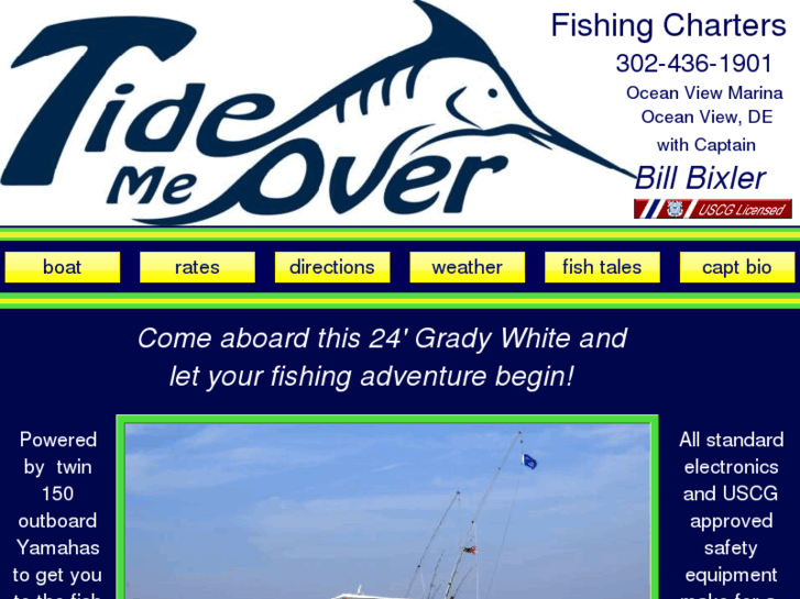 www.tidemeovercharters.com