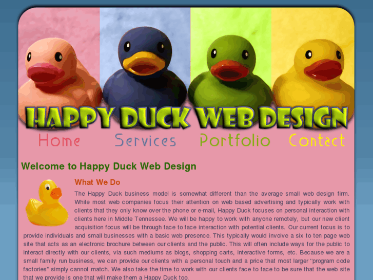 www.happyduckwebdesign.net