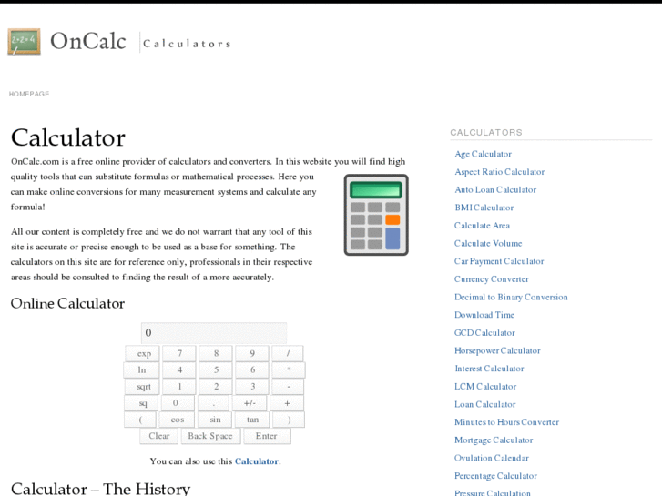 www.oncalc.com