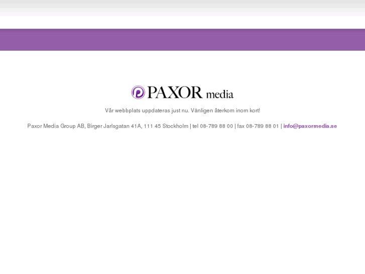 www.paxormedia.com