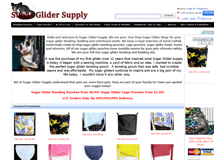 www.sugarglidersupply.com