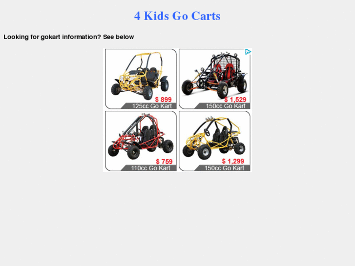 www.4kidsgocarts.com