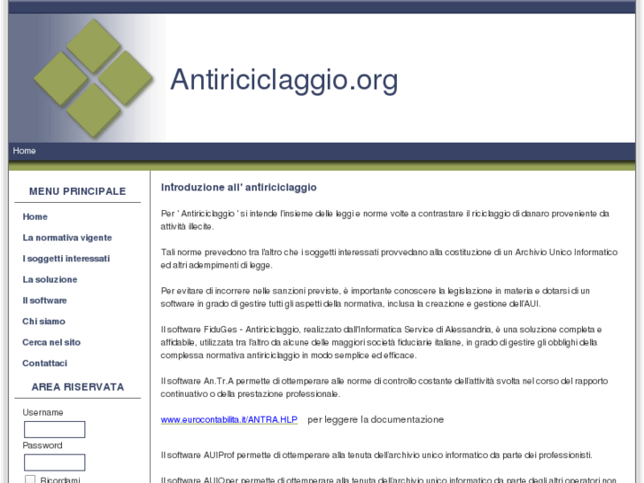 www.antiriciclaggio.org