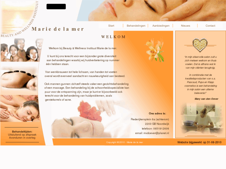 www.beautysalonmariedelamer.nl