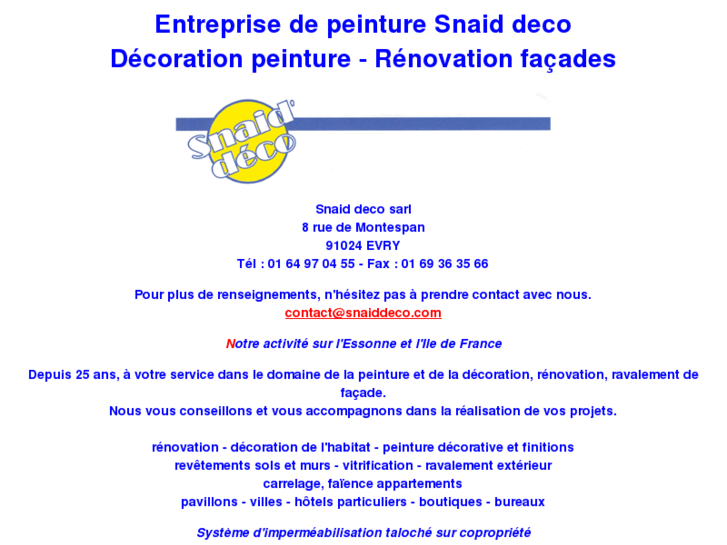 www.entreprise-peinture-snaiddeco.com