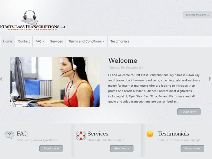 www.firstclasstranscriptions.co.uk