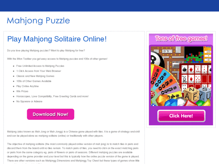 www.mahjongpuzzle.com