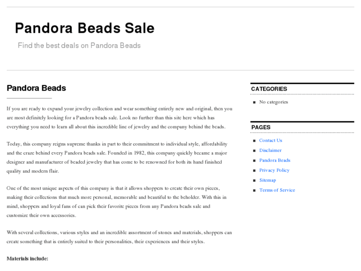 www.pandorabeadssale.com