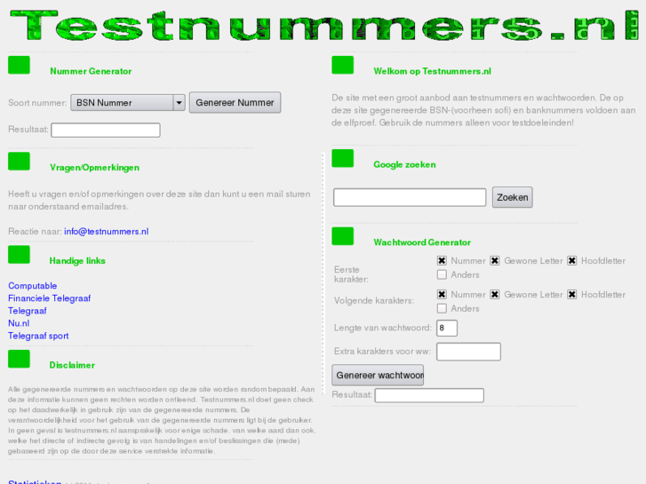 www.testnummers.nl