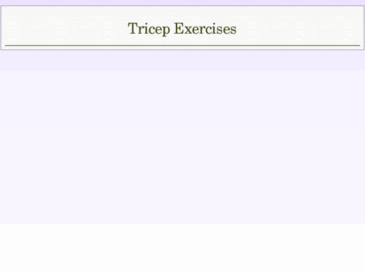 www.tricepexercises.org