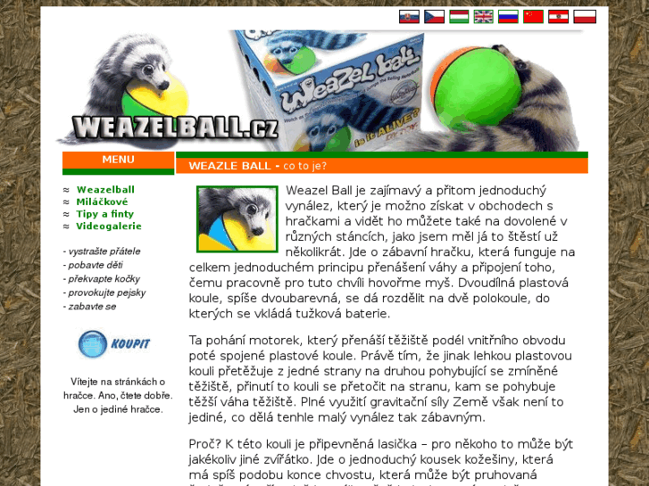 www.weazelball.cz