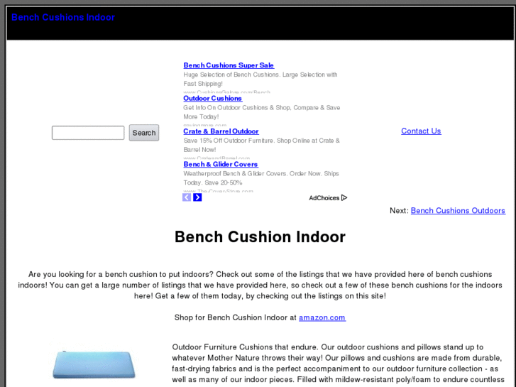 www.benchcushionsindoor.com