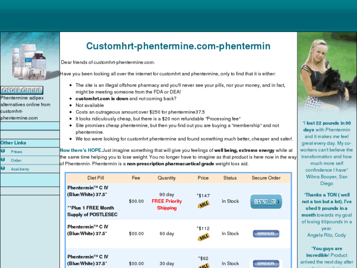 www.customhrt-phentermine.com