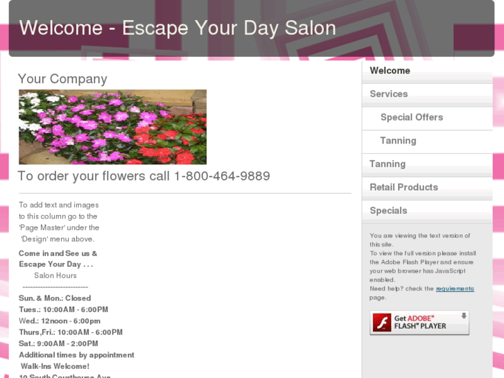 www.escapeyourdaysalon.com