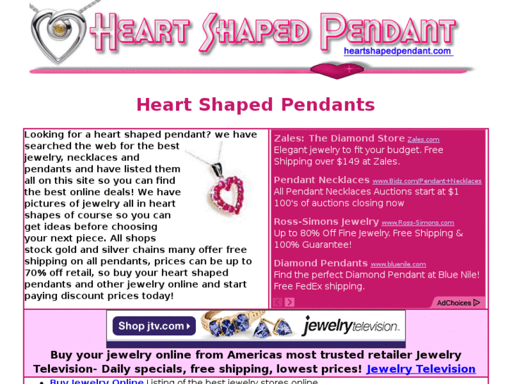 www.heartshapedpendant.com