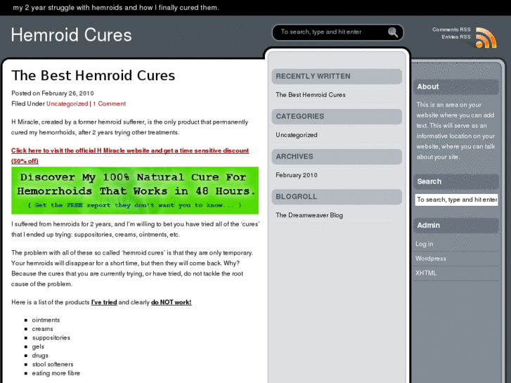 www.hemroidcures.com