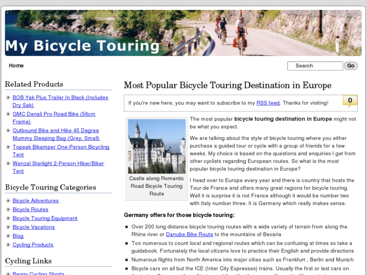 www.mybicycletouring.com