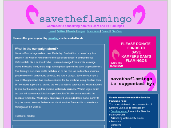 www.savetheflamingo.co.za