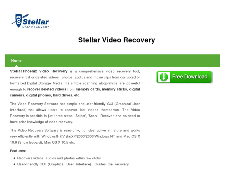 www.stellarvideorecovery.com