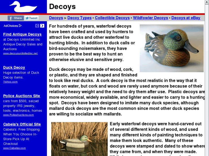 www.decoys.us