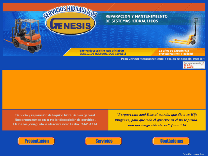 www.servicioshidraulicosgenesis.com