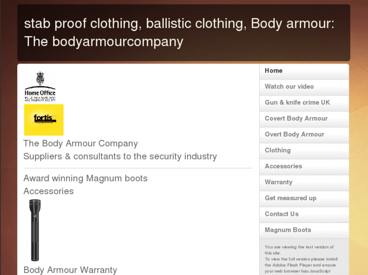 www.thebodyarmourcompany.co.uk