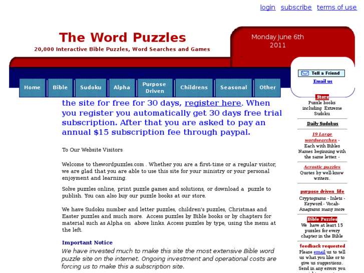 www.thewordpuzzles.com